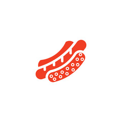 Food Grill Hot Solid Icon