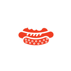 Food Grill Hot Solid Icon