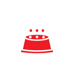 Dry Pet Food Solid Icon