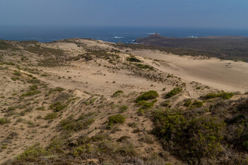view from the top of the hill
