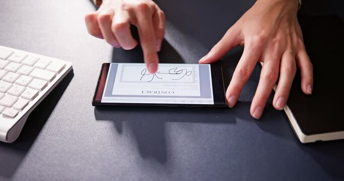 Digital Signature On Contract Document Online