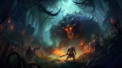 Obraz premium Role Playing Game Artwork