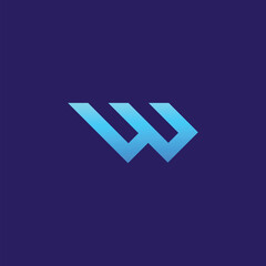 W LOGO MODERN 
