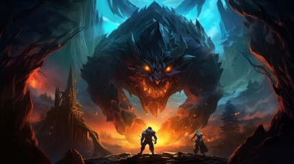 Fototapeta premium Role Playing Game RPG Artwork