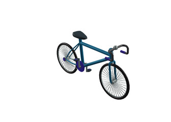 bicycle icon 3d illustration