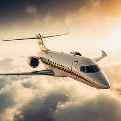Luxury Travel at its Best: Private Jet in the Majestic Celestial Skies