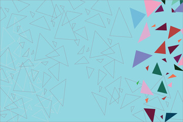seamless geometric pattern with triangles