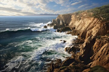 Fototapeta premium cliffs of moher at sunset
