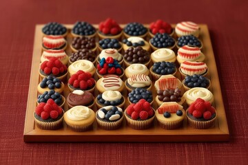 Festive Food: Arrange 4th of July-themed food items, such as cupcakes or fruit platters, in the shape of the American flag and capture a close-up shot. 