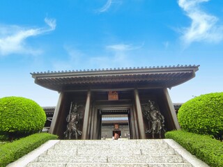 Tsz Shan Monastery religious tourism place. Tsz Shan Monastery is a large Buddhist temple located in Tung Tsz, Tai Po District, Hong Kong.