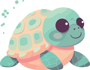 Adorable Green Turtle: Nature's Sweetness