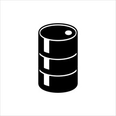 Barrels of waste vector illustration. Biohazard waste, Radioactive waste. barrels icon for web design vector illustration on white background. 