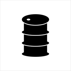 Barrels of waste vector illustration. Biohazard waste, Radioactive waste. barrels icon for web design vector illustration on white background. 