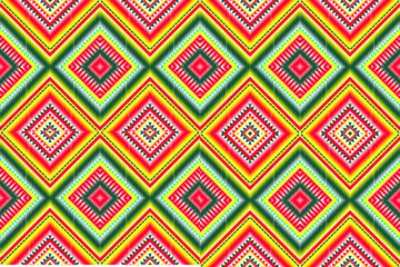 seamless geometric pattern with shapes