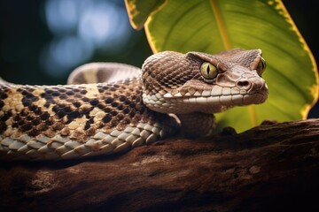 Obraz premium Gaboon Viper in its Natural Habitat