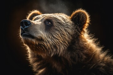 Himalayan Brown Bear Portrait
