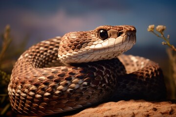 Naklejka premium Western Hognose Snake