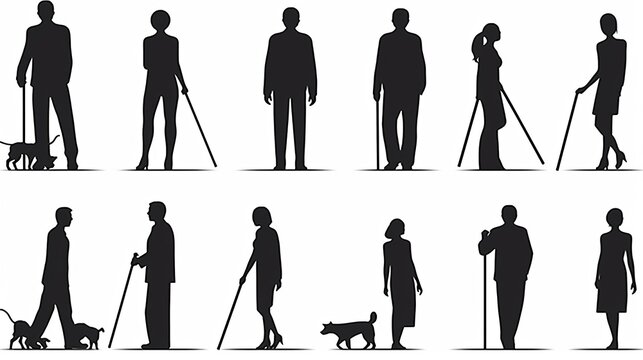 Blind Cane Cartoon Images – Browse 856 Stock Photos, Vectors, and Video