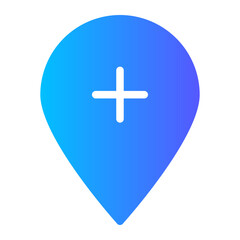 add location gradient icon