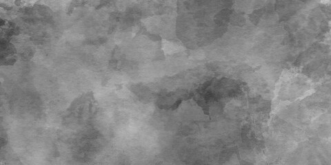 Fototapeta premium Abstract black and white stained grunge concrete or stone or marble or wall of a surface with various stains, Abstract silver ink effect white watercolor painting background with distressed grunge.