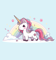 Cute colorful unicorn, Rainbow unicorn, Magical unicorn, Sparkling unicorn, Whimsical unicorn, Enchanting unicorn, Playful unicorn, Adorable unicorn, Fantasy unicorn, Vibrant unicorn, Joyful unicorn