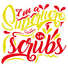 Retro Nurse T-shirt Design, Vector