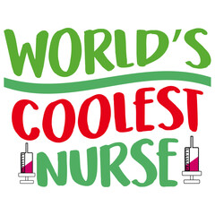 Retro Nurse T-shirt Design, Vector