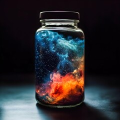 Nebula in a jar