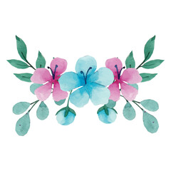 Flower Bouquet Clip art Element Transparent Background
