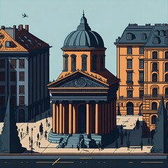 old building in Berlin, Germany