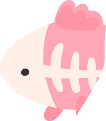 Fish head for decoration.