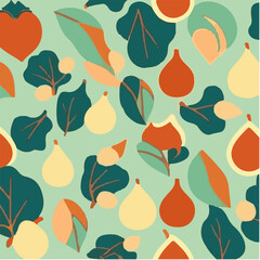 cute simple fig pattern, cartoon, minimal, decorate blankets, carpets, for kids, theme print design
