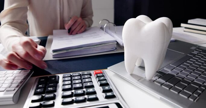 Dental Insurance Money. Dentist Service Desk
