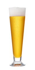 Beer glass isolated 