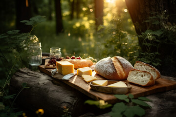 picnic in the forest