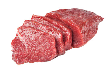 Raw beef meat isolated 