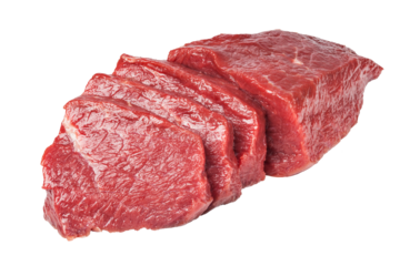 Raw beef meat isolated 