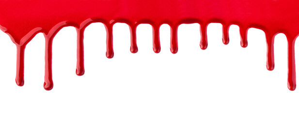 Red nail polish isolated 