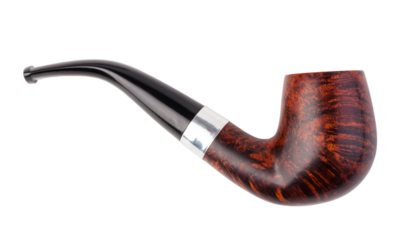 tobacco pipe isolated 