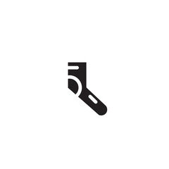 Pajama Party Sock Solid Icon