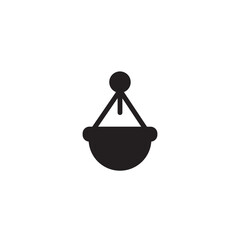Hanging Pot Spring Solid Icon
