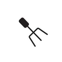 Rake Seed Soil Solid Icon