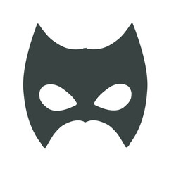 Vector Super Hero Masks in Flat Style