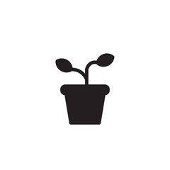 Pot Plant Gardening Solid Icon
