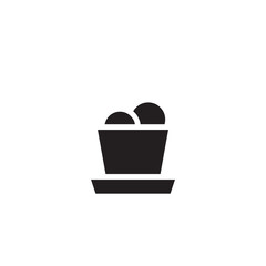 Pot Plant Nature Solid Icon