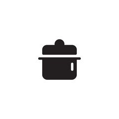Pot Stock Cooking Solid Icon