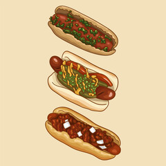 The most popular hot dogs in the world.
