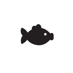 Sea Water Fish Solid Icon