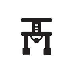 Uildin Japan Landmark Solid Icon