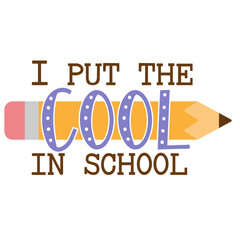 Back to school Hand drawn motivation lettering phrase in modern calligraphy style. Inspiration slogan for print and poster design. Vector illustration